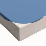 Bohemian Wall Art - Abstract Blue and Orange Flowing Boho Canvas Print