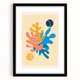 Boho Wall Art - Multicolor Abstract Bohemian Canvas Print for Interiors