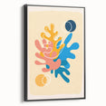 Boho Wall Art - Multicolor Abstract Bohemian Canvas Print for Interiors