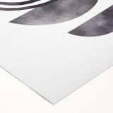 Bohemian Wall Art - Minimalist Black and White Abstract Canvas Print