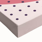 Boho Wall Art - Abstract Red and Pink Geometric Bohemian Canvas Print