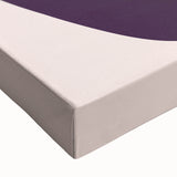 Boho Wall Art - Abstract Red and Pink Geometric Canvas Print for Interiors