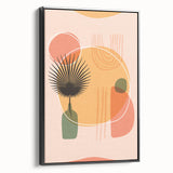 Boho Wall Art - Abstract Sunset and Nature-Inspired Bohemian Canvas Print