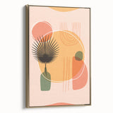 Boho Wall Art - Abstract Sunset and Nature-Inspired Bohemian Canvas Print