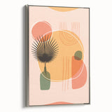 Boho Wall Art - Abstract Sunset and Nature-Inspired Bohemian Canvas Print