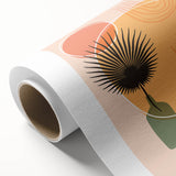 Boho Wall Art - Abstract Sunset and Nature-Inspired Bohemian Canvas Print