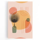 Boho Wall Art - Abstract Sunset and Nature-Inspired Bohemian Canvas Print