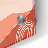 Boho Wall Art - Abstract Sun and Nature-Inspired Bohemian Canvas Print