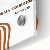 Bohemian Abstract Line Art | Eclectic Bauhaus Boho Decor Canvas Print