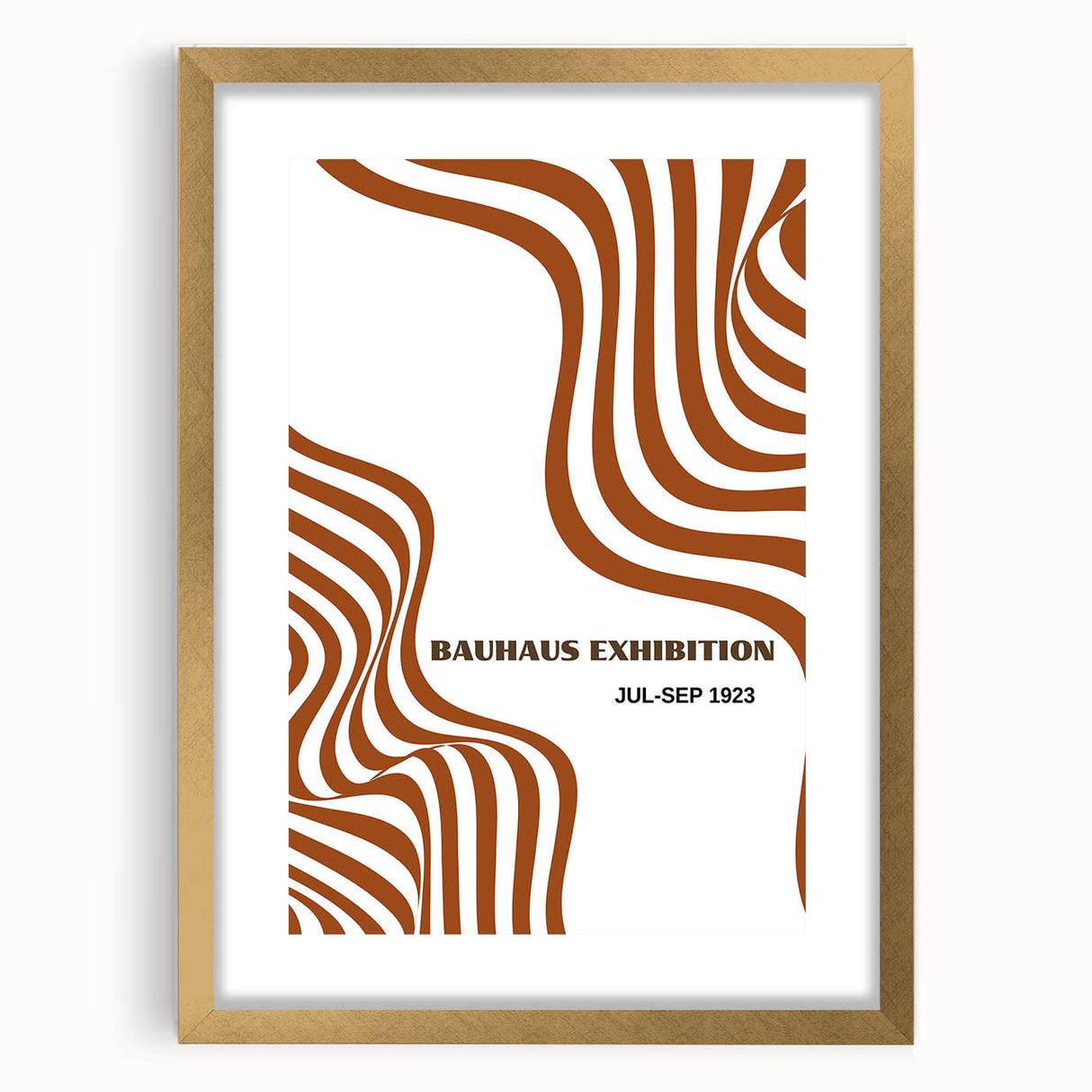 Bohemian Abstract Line Art | Eclectic Bauhaus Boho Decor Canvas Print