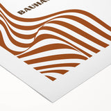 Bohemian Abstract Line Art | Eclectic Bauhaus Boho Decor Canvas Print