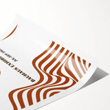 Bohemian Abstract Line Art | Eclectic Bauhaus Boho Decor Canvas Print