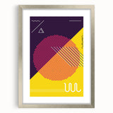 Bold Geometric Pop Art - Retro Circle and Pattern Wall Art