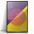 Bold Geometric Pop Art - Retro Circle and Pattern Wall Art