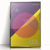 Bold Geometric Pop Art - Retro Circle and Pattern Wall Art
