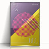Bold Geometric Pop Art - Retro Circle and Pattern Wall Art