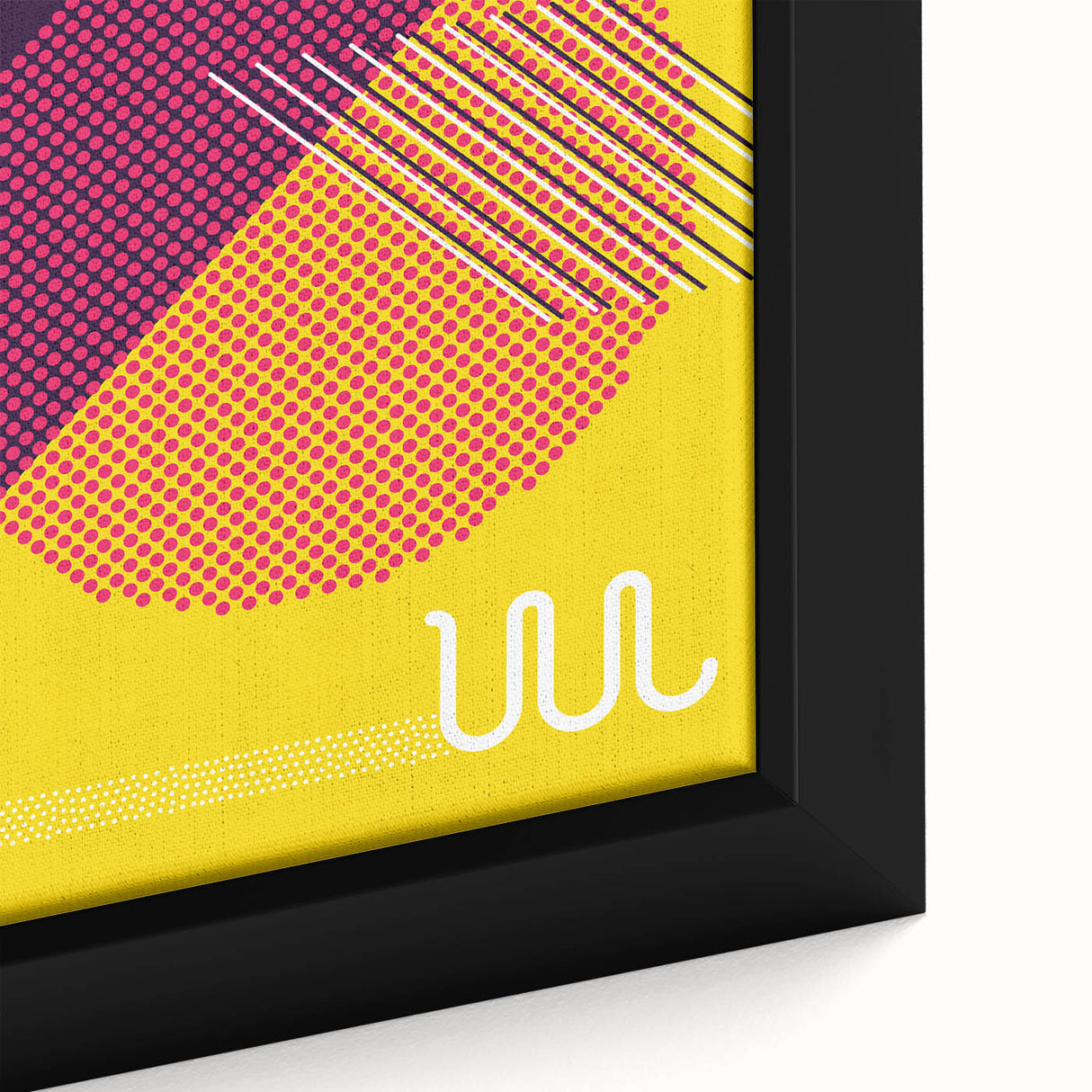 Bold Geometric Pop Art - Retro Circle and Pattern Wall Art