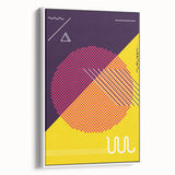 Bold Geometric Pop Art - Retro Circle and Pattern Wall Art