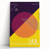 Bold Geometric Pop Art - Retro Circle and Pattern Wall Art