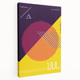 Bold Geometric Pop Art - Retro Circle and Pattern Wall Art