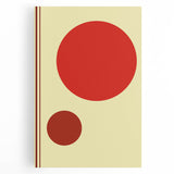 Bohemian Wall Art - Bold Boho Decor Canvas with Eclectic Artistic Style