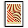 Bohemian Wall Art - Aesthetic Boho Decor Canvas with Eclectic Stripes