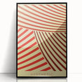 Bohemian Wall Art - Aesthetic Boho Decor Canvas with Eclectic Stripes
