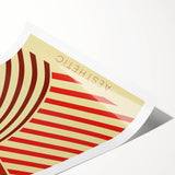 Bohemian Wall Art - Aesthetic Boho Decor Canvas with Eclectic Stripes