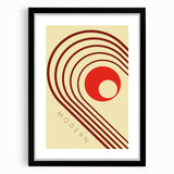 Modern Bohemian Wall Art - Eclectic Boho Decor Canvas with Artistic Style