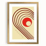 Modern Bohemian Wall Art - Eclectic Boho Decor Canvas with Artistic Style