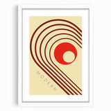 Modern Bohemian Wall Art - Eclectic Boho Decor Canvas with Artistic Style