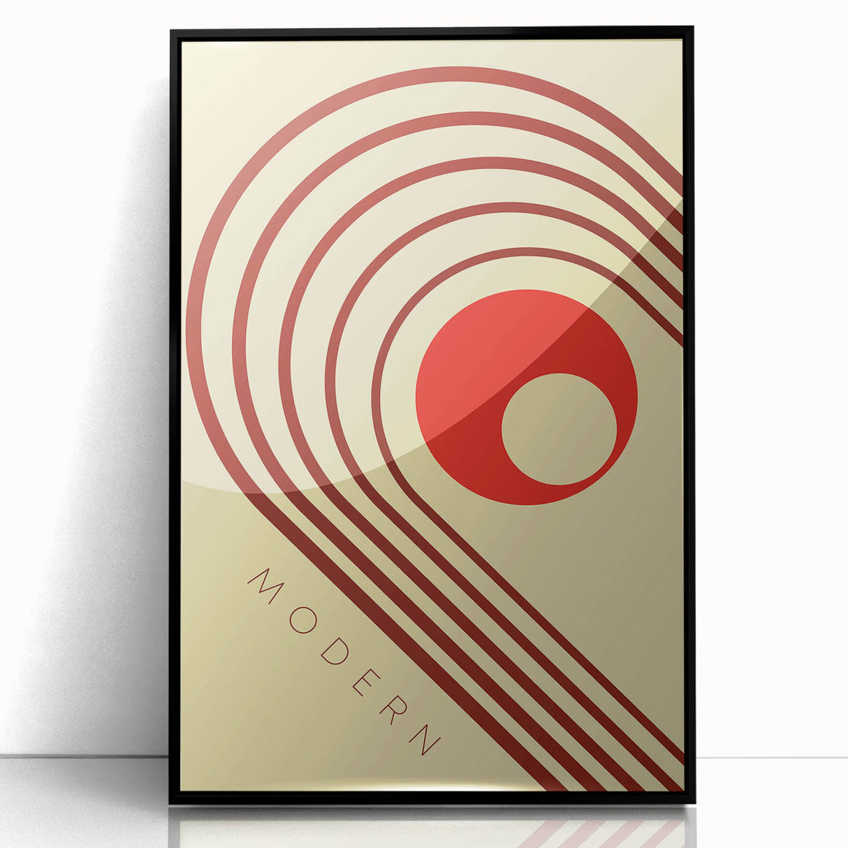 Modern Bohemian Wall Art - Eclectic Boho Decor Canvas with Artistic Style