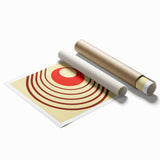 Modern Bohemian Wall Art - Eclectic Boho Decor Canvas with Artistic Style