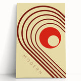 Modern Bohemian Wall Art - Eclectic Boho Decor Canvas with Artistic Style