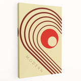 Modern Bohemian Wall Art - Eclectic Boho Decor Canvas with Artistic Style