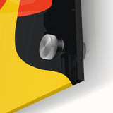 Bold Bohemian Wall Art - Eclectic Boho Decor Canvas with Abstract Dual Faces