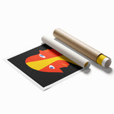 Bold Bohemian Wall Art - Eclectic Boho Decor Canvas with Abstract Dual Faces