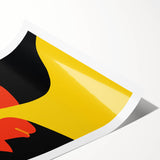 Bold Bohemian Wall Art - Eclectic Boho Decor Canvas with Abstract Dual Faces