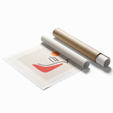 Bohemian Line Art - Modern Boho Decor Canvas with Abstract Face Illustration