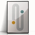 Modern Bohemian Wall Art - Geometric Boho Decor Canvas with Minimalist Design