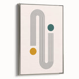 Modern Bohemian Wall Art - Geometric Boho Decor Canvas with Minimalist Design