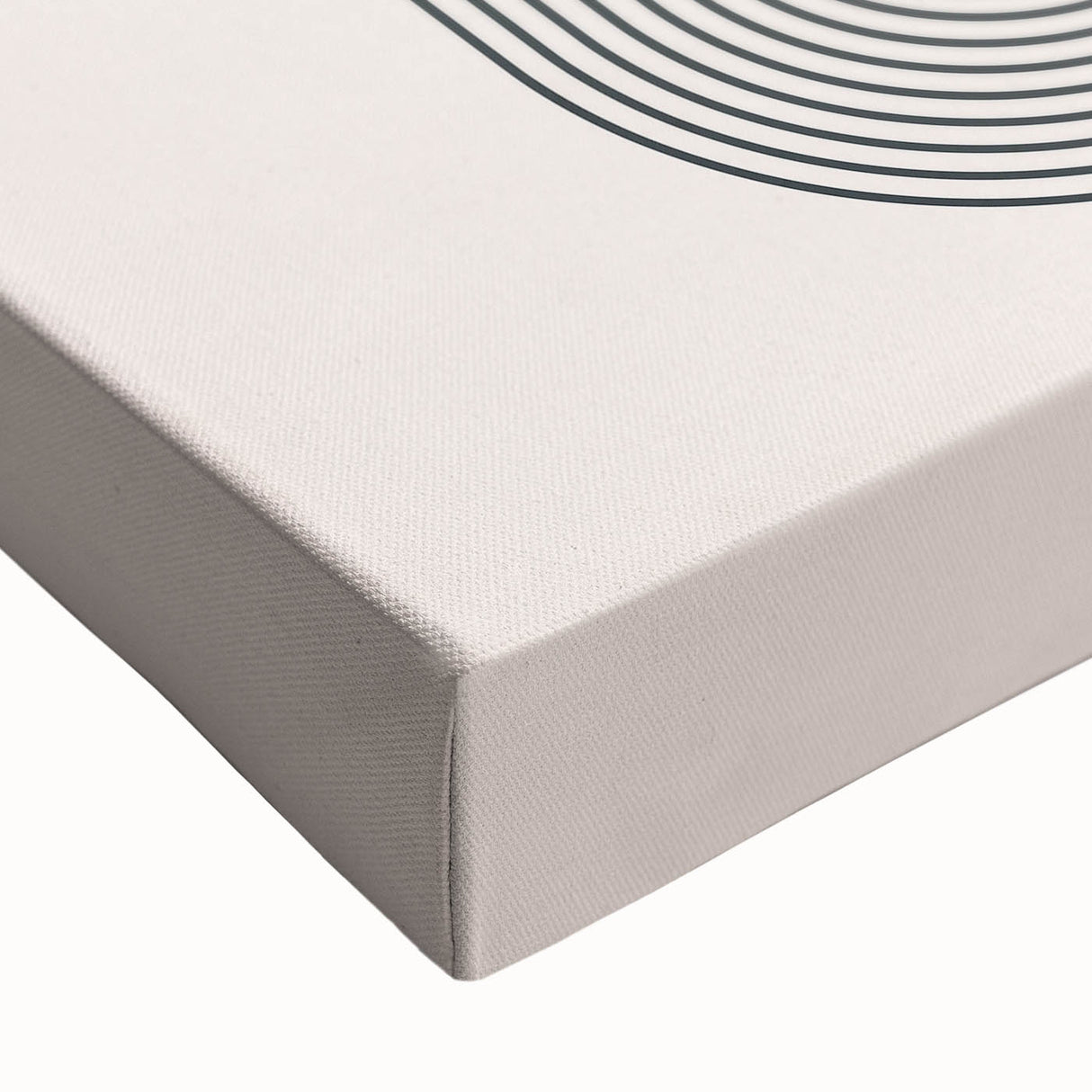Minimalist Bohemian Wall Art - Geometric Boho Decor Canvas with Abstract Circles