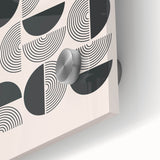 Bohemian Wall Art - Black & White Geometric Boho Decor Canvas