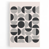 Bohemian Wall Art - Black & White Geometric Boho Decor Canvas