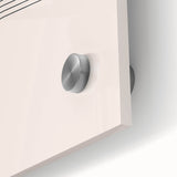 Minimalist Bohemian Wall Art - Geometric Boho Decor Canvas with Curved Lines