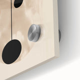 Modern Bohemian Wall Art - Geometric Boho Decor Canvas with Warm Earthy Tones