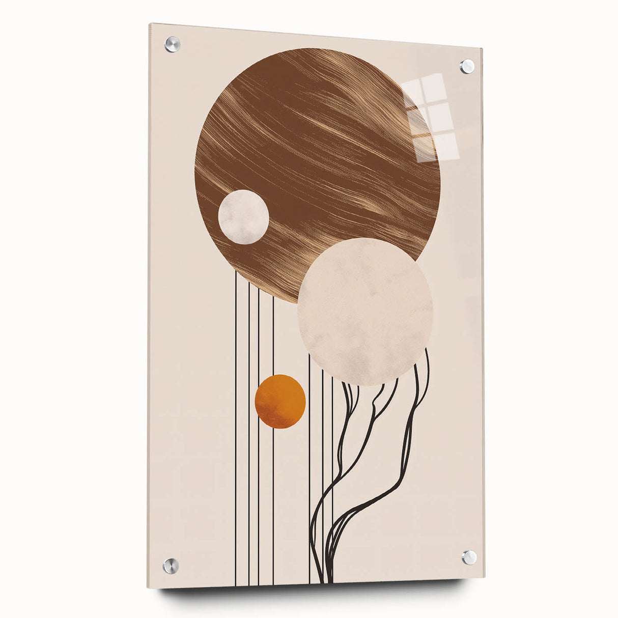 Artistic Bohemian Wall Art | Eclectic Boho Decor Canvas for Chic Interiors