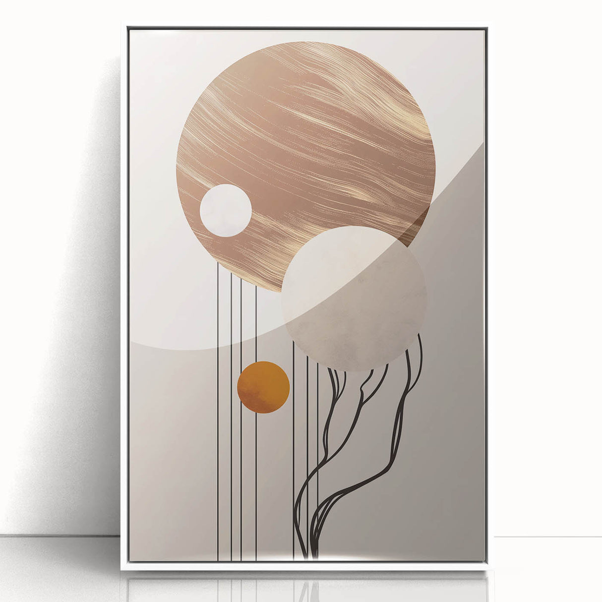 Artistic Bohemian Wall Art | Eclectic Boho Decor Canvas for Chic Interiors