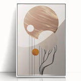 Artistic Bohemian Wall Art | Eclectic Boho Decor Canvas for Chic Interiors