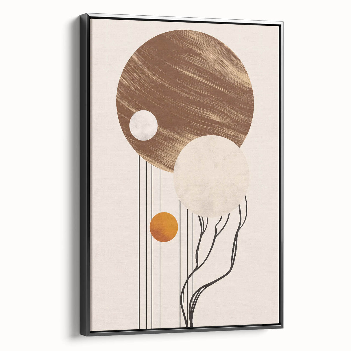Artistic Bohemian Wall Art | Eclectic Boho Decor Canvas for Chic Interiors